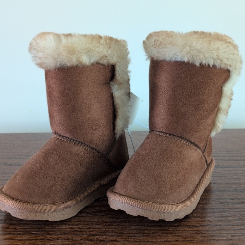 Falls Creek Brown Suede Winter Booties